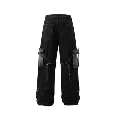 Pantalones Vaqueros de Calle Estilo Americano con Personalidad - Image 17