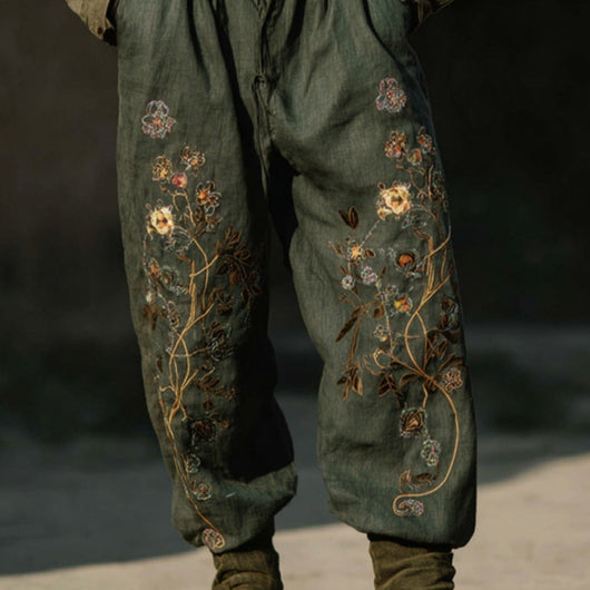 Pantalones Casuales Holgados con Estampado Digital para Hombre - Image 6