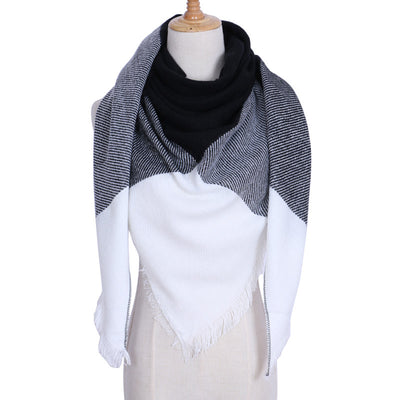 Bufanda Larga con Triángulos para Mujer - Chal Otoño Invierno - Image 37