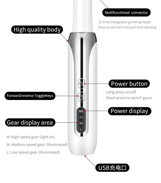 Dispositivo Profesional de Piercing Eléctrico Portátil con Pantalla Grande - Image 15