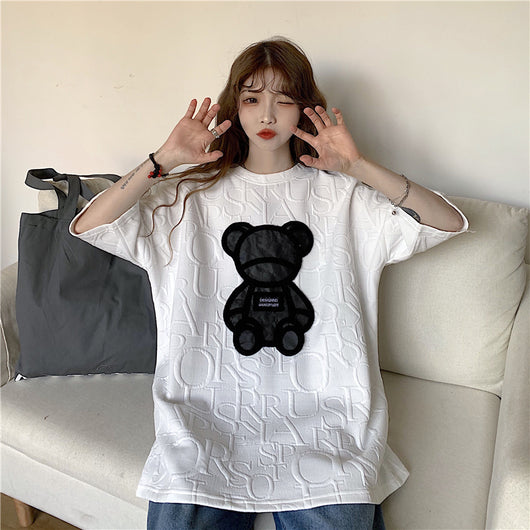 Camiseta Holgada de Manga Corta para Mujer - Image 9