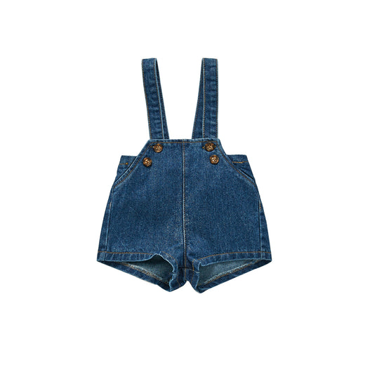 Pantalón Denim con Tirantes Ajustables para Bebés Niños y Niñas - Image 6