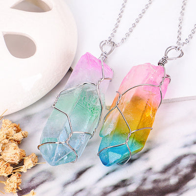 Cristal Hexagonal Natural de Siete Colores Enrollado - Image 18