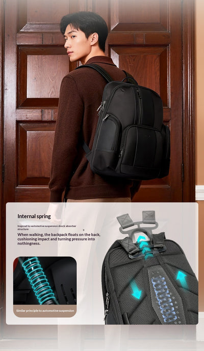 Mochila Ejecutiva Multifuncional para Hombre con Descarga de Peso - Image 17