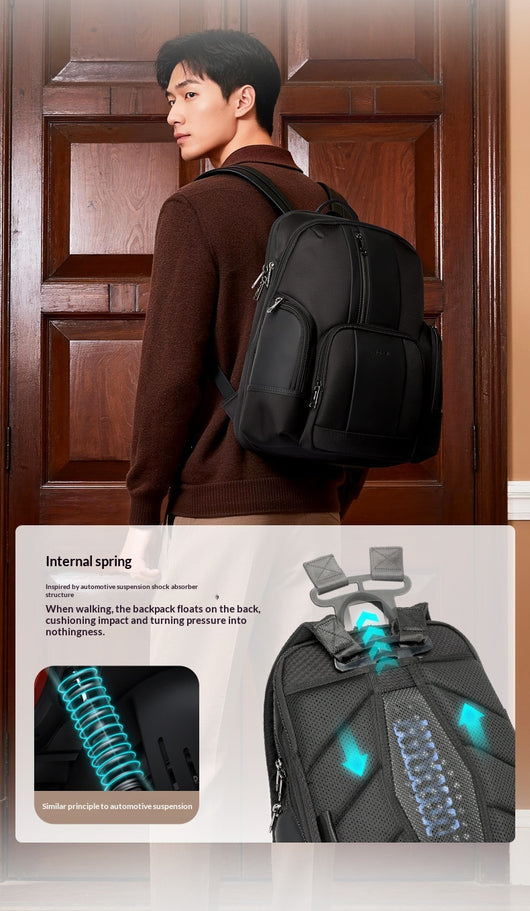 Mochila Ejecutiva Multifuncional para Hombre con Descarga de Peso - Image 17