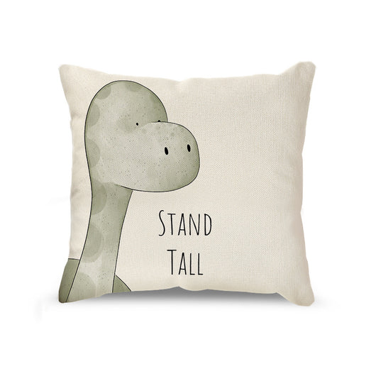 Funda de Almohada Decorativa Leoncito Adorable - Estilo Nórdico en Lino - Image 4