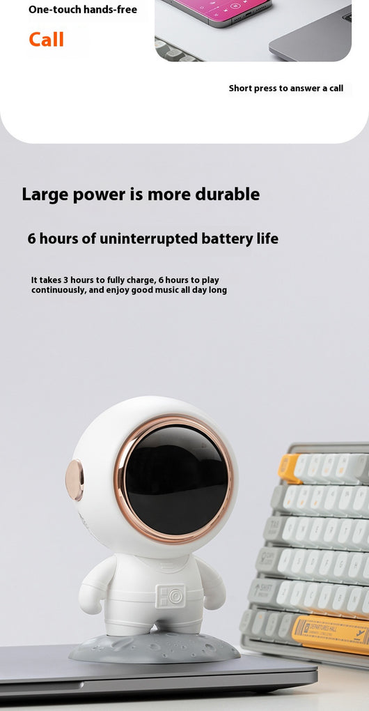 Parlante Bluetooth Astronauta Luna - Altavoz Inalámbrico Decorativo Compacto - Image 10