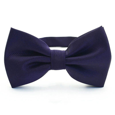 Corbata de Moño Elegante a Rayas para Padrino - Negro, Rojo y Azul - Image 13