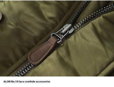 Chamarra Retro para Hombre con Cuello de Pelaje Grueso - Image 26