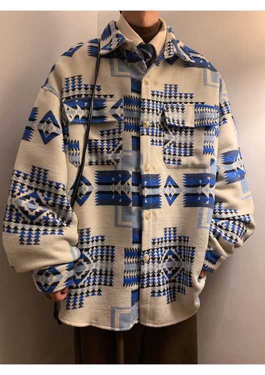 Abrigo de Lana Oversized para Hombre - Chaqueta Casual Holgada - Image 28