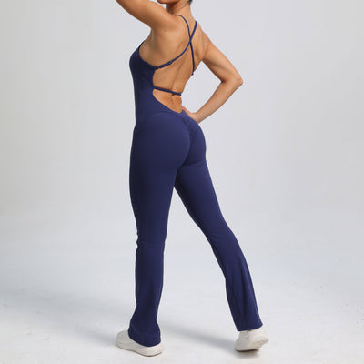 Jumpsuit Deportivo de Alta Intensidad con Tirantes Ajustables para Yoga - Image 15