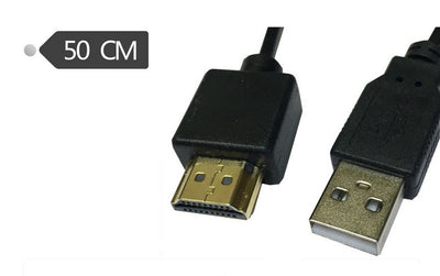 Cable de Alimentación USB para Dispositivos HDMI (0.5m) - Image 5