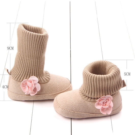 Botitas de Algodón Cálidas para Bebé - Colección Invierno Floret - Image 4