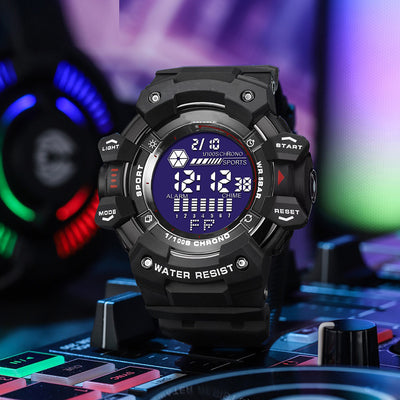Reloj Deportivo Impermeable con Pantalla Luminosa y Tecnología Digital