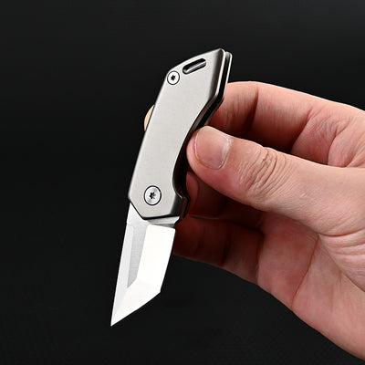 Cuchillo Táctico de Aleación de Titanio Portátil Multiusos con Abreador - Image 9