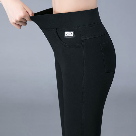 Pantalones Ajustados de Lana Polar con Efecto Mágico - Image 9