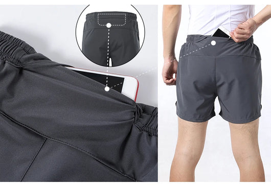 Pantalones Deportivos de Corte 3/4 con Doble Capa para Hombre - Primavera y Verano - Image 13
