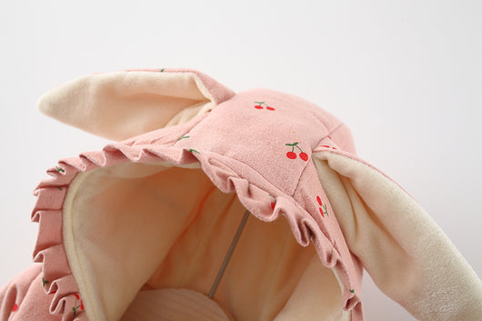 Abrigo de Algodón Niña con Forro Polar Estampado Frutas y Bolsa Incluida - Image 35