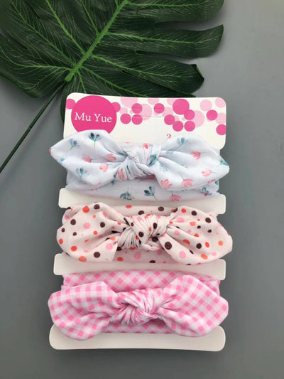 Set de 3 Diademas Infantiles con Moños Estampados - Image 14