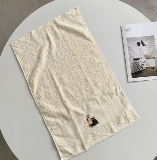 Toalla Absorbente para Mascotas con Bordado de Perro - Image 5