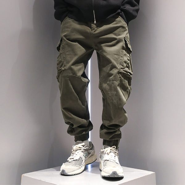 Pantalones Casuales con Cierre en Tobillo - Diseño Moderno y Versátil