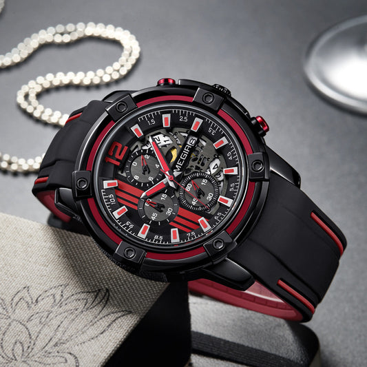 Reloj de Calavera para Hombre con Calendario y Carátula Grande - Image 2