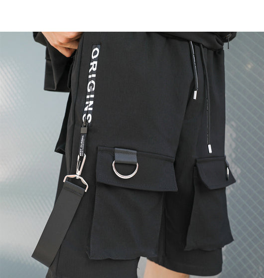 Pantalones Overol Hip Hop Holgados para Hombre - Image 13