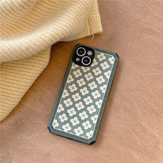 Funda para Celular Retro Flores Verde - Image 3
