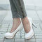 Tacones Altos Impermeables de Charol para Mujer