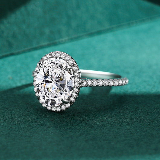 Anillo de Plata 925 con Diamante Huevo de Paloma - Image 8