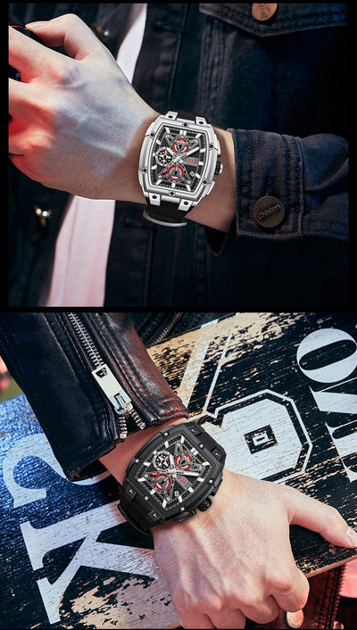 Reloj Hombre Arc Espejo Multicapa Hueco - Image 22