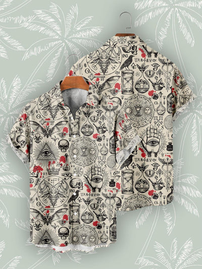 Camisa Vintage Playa Hombre Estampado Digital 3D - Image 6