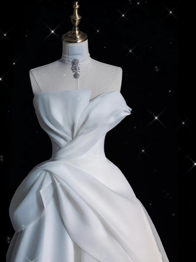 Falda de Tul Blanco Nupcial Elegante - Diseño Minimalista Chic - Image 13
