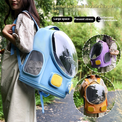 Mochila Escolar Portátil para Gatos - Gran Capacidad - Image 2