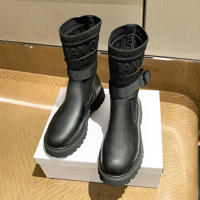 Botas Plataforma Stretch con Paneles Tejidos Transpirables - Image 12