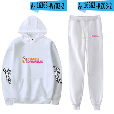 Conjunto Deportivo Estampado con Capucha: Sudadera y Leggings - Image 4