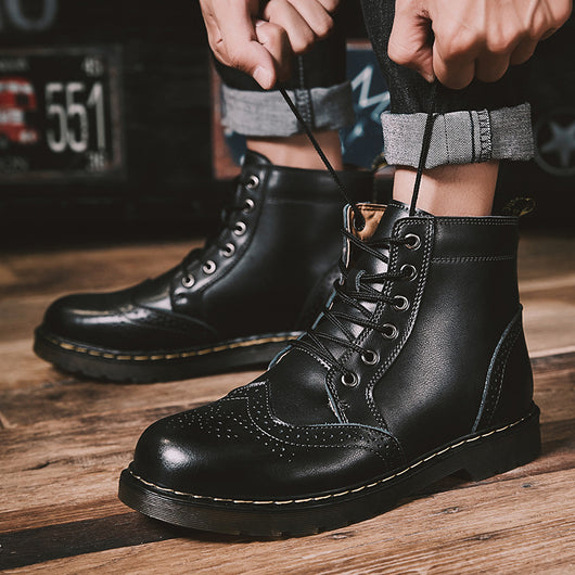 Botas Martin de Invierno Impermeables para Hombre con Caña Alta - Image 7