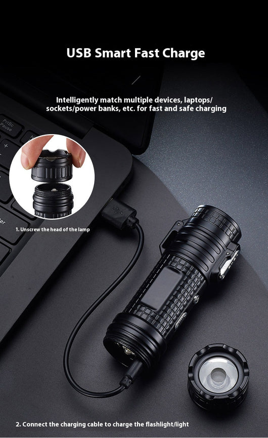 Linterna LED Multifunción Impermeable 3 en 1 con Encendedor - Image 26