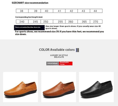 Zapatos de Cuero Casual para Hombre Estilo Británico Suela Flexible - Image 5