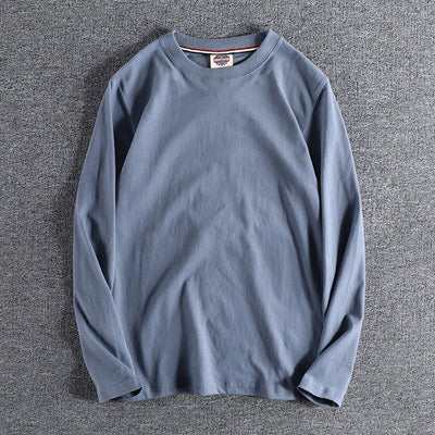 Sudadera Básica Teñida Lavada de Color Sólido - Image 8