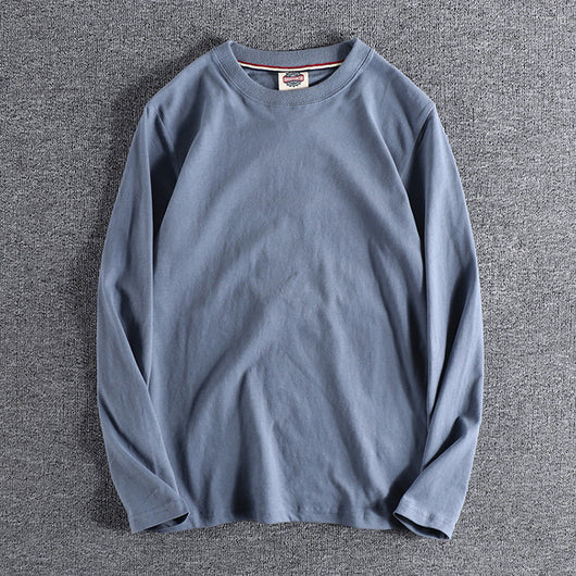 Sudadera Básica Teñida Lavada de Color Sólido - Image 8
