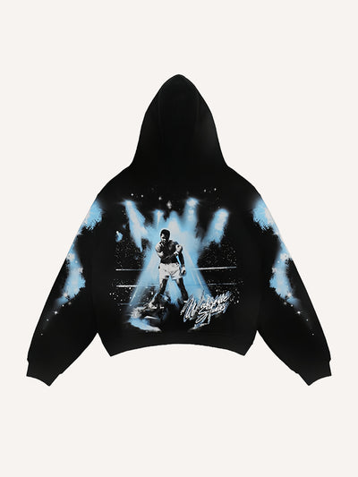 Sudadera Estampada Casual con Capucha para Hombre - Image 5