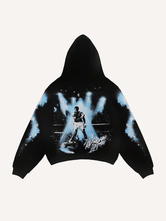 Sudadera Estampada Casual con Capucha para Hombre - Image 5