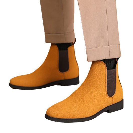 Zapatos Casuales Británicos con Elástico y Cordones para Hombre - Image 5