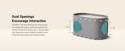 Casa Cueva para Gatos con Túnel Plegable y Resistente a Arañazos - Image 22