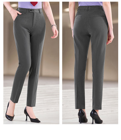 Pantalones Formales de Talle Alto con Drapeado Favorecedora - Image 18