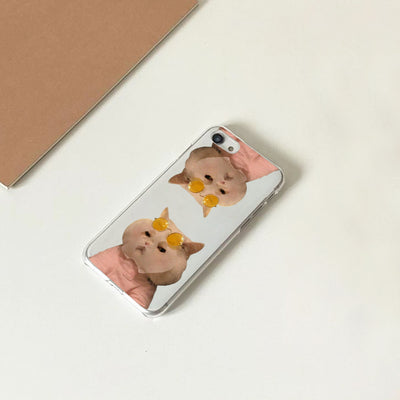 Funda Transparente para Celular con Diseño de Gato Minimalista - Image 5