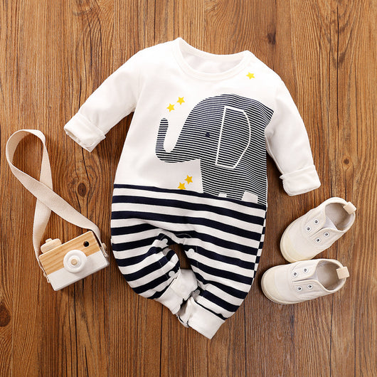 Ropa de Gateo de Algodón con Mangas Largas para Bebés Niño y Niña - Image 10