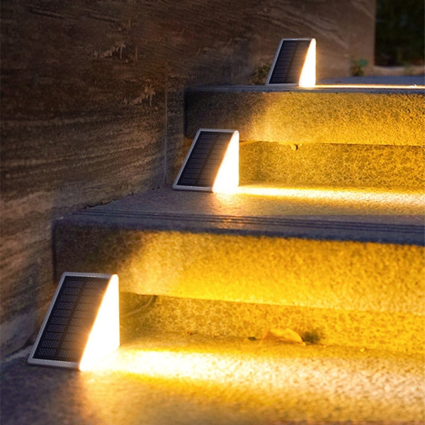 Luces Solares Triangulares para Exterior - Impermeables y Autónomas