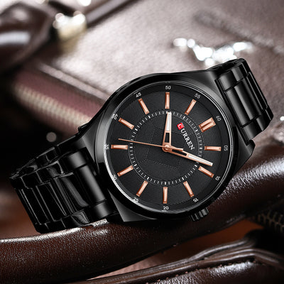 Reloj Empresarial Impermeable para Hombre con Cierre de Barra - Image 17
